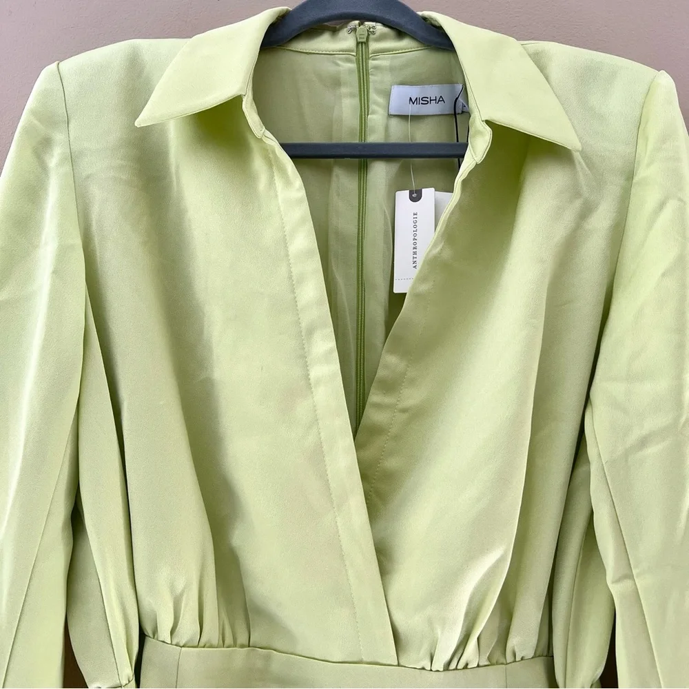 NWT Anthropologie MISHA Tie-Front Mini Blazer Dress - Picture 11 of 16